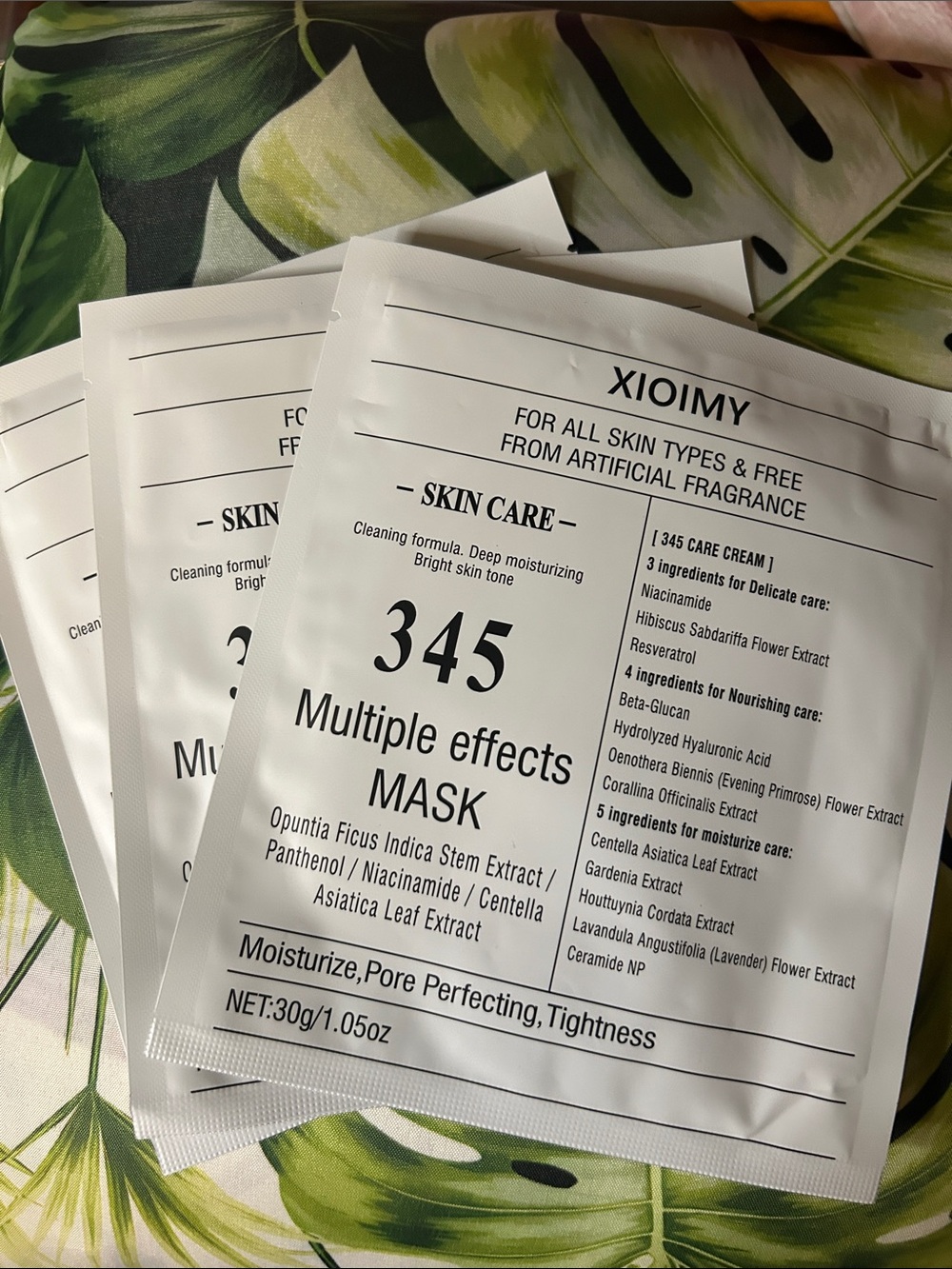Xioimy 345 Multiple Effects Moisturizing Face Mask – White